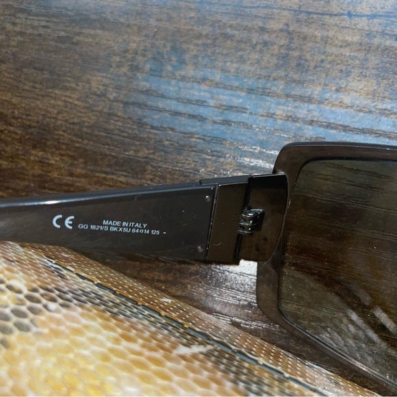 GUCCI VINTAGE BROWN METAL SUNGLASSES GG1821/S - Picture 7 of 7